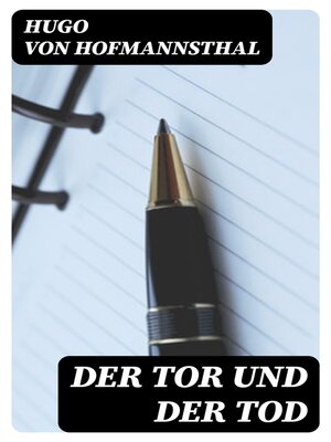 cover image of Der Tor und der Tod